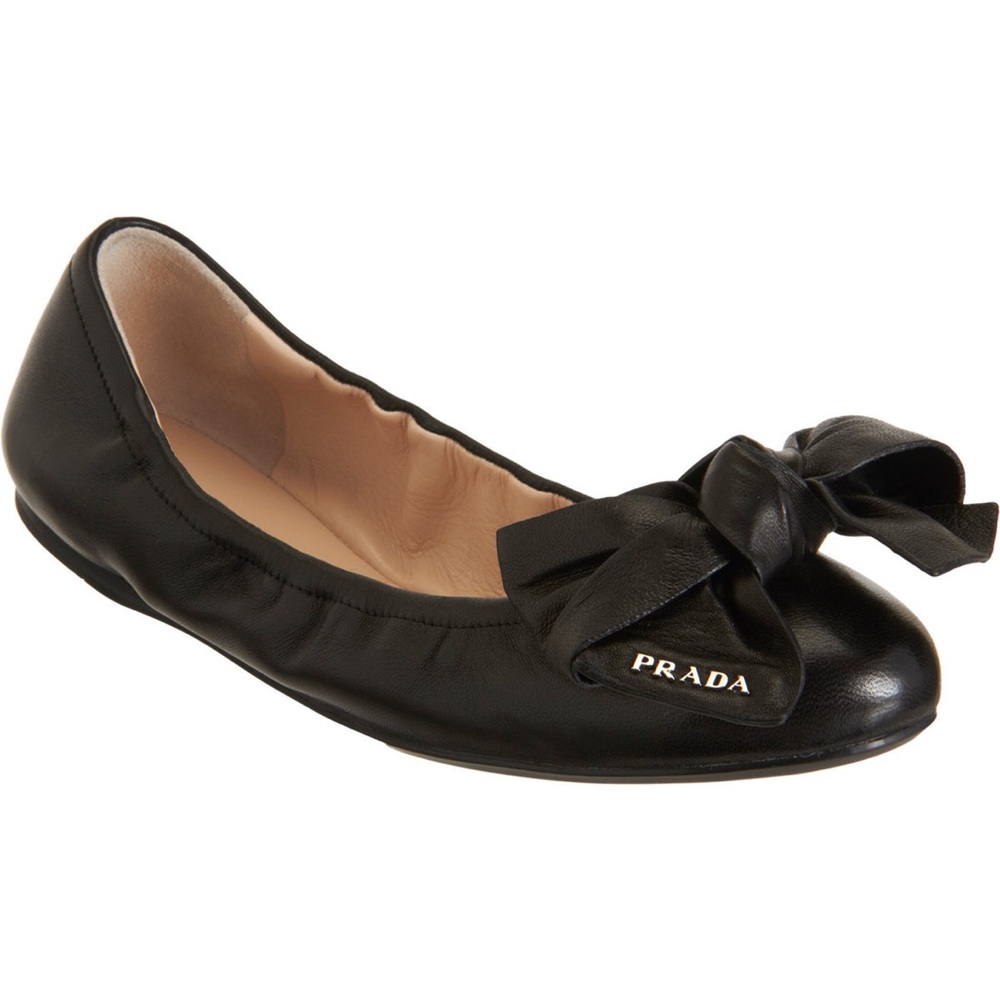 Authentic Prada ballet flat shoes size 7.